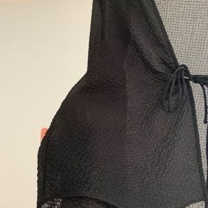 Urban outfitters open bell sleeve top